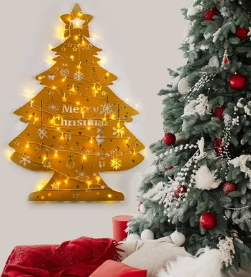 Produktbild von Wallity, XMASGOLD - 031, Wandskulptur, Schwarz, 100 % METALL, 70 x 100 cm