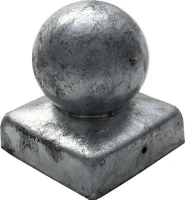 Produktbild von DEL Pfostenkappe Kugel 91 x 91 mm, feuerverzinkt