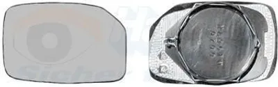 Produktbild von VAN WEZEL Spiegelglas Außenspiegel Rechts passend für PEUGEOT 106 II Schrägheck (1A, 1C) Konvex Beheizbar 4009836