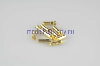 Produktbild von Goldkontakt 5,5mm Stecker-Buchse 5 Paar 600062 Modellbau