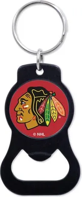 Obrázek produktu pro WinCraft NHL Black Bottle Opener Key Ring Chicago Blackhawks - UNI