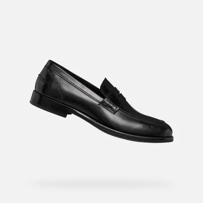 Produktbild von Geox Schwarze Herren-Loafer von Barberigo 43
