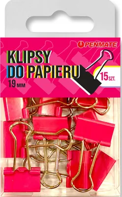 Produktbild von Papierklammern 19 mm, rosa – Penmate