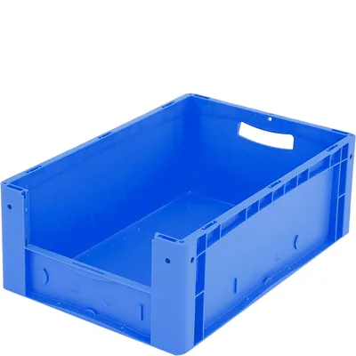 Productafbeelding van Bito - Stapelcontainer XL, met kijkvenster/uitneembaar vak, blauw, afmetingen 22 cm x 60 cm x 40 cm