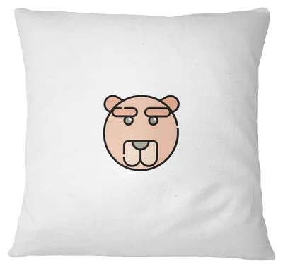 Dekokissenbezug 45x45 cm, Polyester, Weiß, mit Reißverschluss
