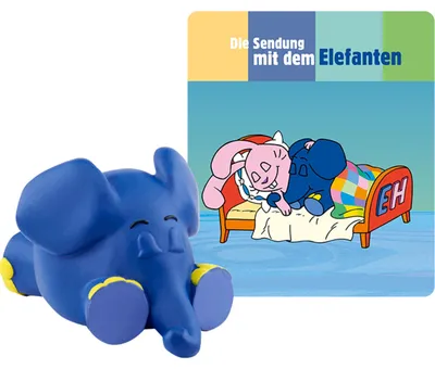 Produktbild von tonies Schlaf schön! (Neuauflage 2023) Die Sendung mit dem Elefanten, Spielzeug-Spieldosenfigur, 3 Jahr(e), Blau