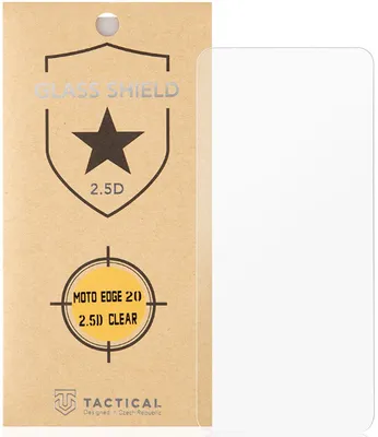 Produktbild von Tactical Glass Shield 2.5D für Moto Edge 20 - Durchscheinend KP25834