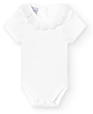 Obrázok produktu pre BABIDU, detský body, biela farba, veľkosť 0-3 mesiace