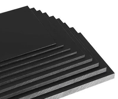 Productafbeelding van ABS Platen - Isolatiebord - Doe-het-zelf - Hoge Slagsterkte - 200x200mm - Zwart