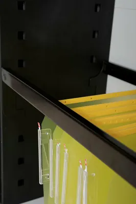 Produktbild von Hängeregistraturschienen VE=2 Stück schwarz