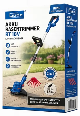 Produktbild von Güde Akku Rasentrimmer RT 18V ohne Akku / Ladegerät Kantenschneider