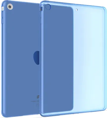 Produktbild von Hülle Kompatibel mit Apple iPad Mini 1, Mini 2, Mini 3 - Transparent Silikon Cover Case Schutzhülle in Blau