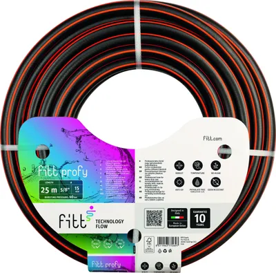 Immagine prodotto di FITT PROFY 15MM X 25M Tubo flessibile intrecciato per uso professionale a