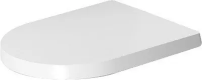 Immagine prodotto di Siège de WC Duravit ME by Starck Compact, charnières en acier inoxydable, sans dispositif d'abaissement automatique, 0020112600, 0020112600