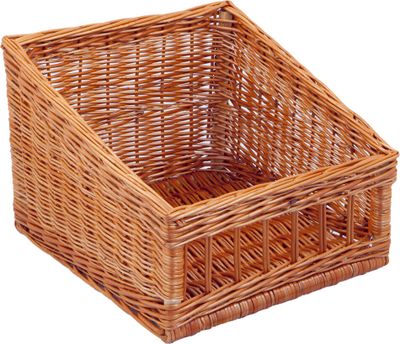 Systemregalkorb, Brotkorb, Brötchenkorb, Thekenkorb, 40x35x16/27cm, gestäbt