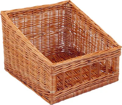Produktbild von Systemregalkorb, Brotkorb, Brötchenkorb, Thekenkorb, 40x35x16/27cm, gestäbt