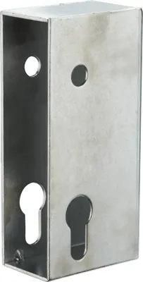 Image de Coffre pour serrure encastrable pour portail, tube 50mm, axe 10mm, zingué - THIRARD