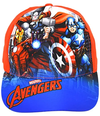 Produktbild von Avengers Basecap, Rot, 52 cm, mit UV-Schutz 30+ und Klettverschluss zur Größenanpassung