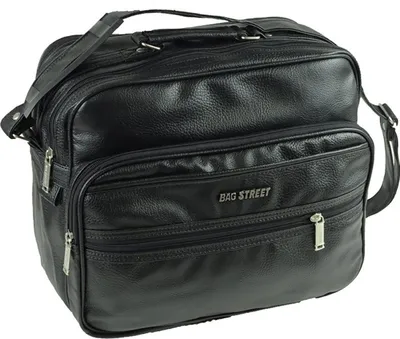 Zdjęcie produktu dla Torba męska skórzana Bag Street czarna 35x14x30 D2OTJ130S