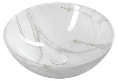 Produktbild von Sapho DALMA Keramik-Waschtisch Ø 42 cm, carrara