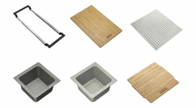 Image de FRANKE ALL-IN SET D'ACCESSOIRES 4 avec rail télescopique,