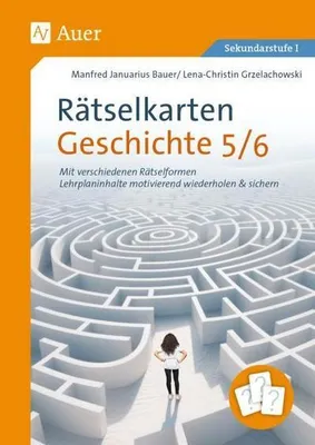 Obrázok produktu pre Rätselkarten Geschichte Klassen 5-6