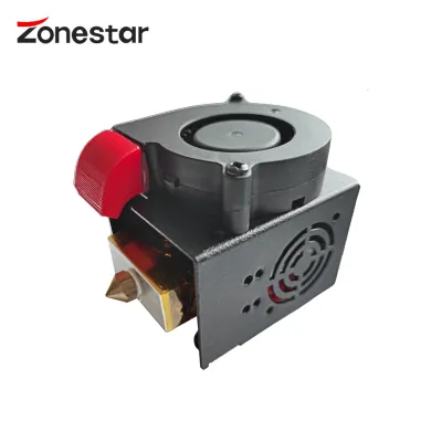 Produktbild von Zonestar 2-IN-1-OUT Hotend 24V Druckkopf Kompatibel mit Z8S/Z8X/Z9/Z10 3D-Druckern fuer PLA ABS PETG HIPS