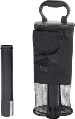 Immagine prodotto di Raccoglitore portatile per palline da golf, borsa per il trasporto di palline, strumento di raccolta, nero