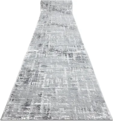 Image de Tapis de couloir Structural MEFE 8722 deux niveaux de molleton gris / blanc 100 cm gris 100x760 cm
