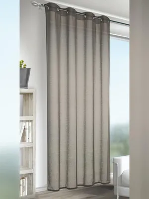 Produktbild von Ösenschal "Alex"  - Vorhang mit Ösen - Größe (HxB): 245x140cm Farbe: Stein