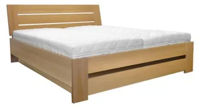 Produktbild von Holzbett Echtes Holz Bett Betten Schlafzimmer Hotel Landhaus Stil Massive Möbel