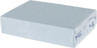 Produktbild von Bettlaken Spannbettlaken Laken aus Baumwolle 100% Jersey – 90x160 Weiss