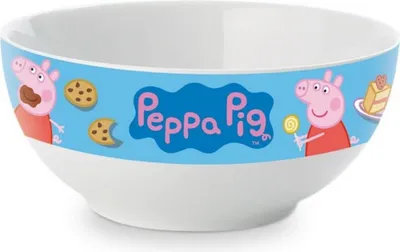 Produktbild von Peppa Wutz Müslischale Schale Frühstück Pig Geschirr Kekse