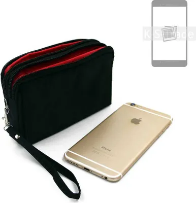 Produktbild von K-S-Trade Schutz Hülle Handy Hülle kompatibel mit Samsung Galaxy S23+ Gürteltasche Travelbag Handytasche mit Zusatzfächern, schwarz