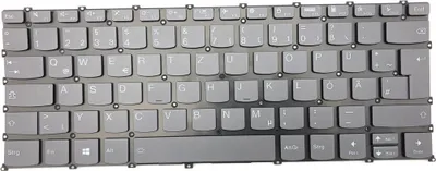 Zdjęcie produktu dla DEUTSCHE - Klawiatura czarna z podświetleniem kompatybilna z Lenovo IDEUTSCHEaPad S340-13IML (81UM001GTA)