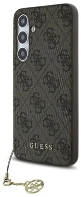 Produktbild von GUESS Samsung Galaxy S24 FE Hardcase 4G Charms Collection Braun