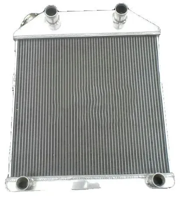 Obrázok produktu pre Automobilový chladič, hliník, rozmery jadra: 19" x 20,5", celkové rozmery: 25,125" x 25,5", horný vstup: 1,75", spodný výstup: 1,75"