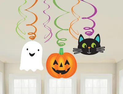 Immagine prodotto di 6 vortici decorativi Amici di Halloween