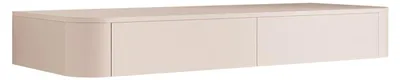 Productafbeelding van Hangende console SAGE, 110 cm, kasjmierkleur, met 2 lades, push-open systeem