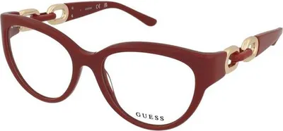 Produktbild von Guess GU50182 066 shiny dark red 55/17/140 Damen Brillen
