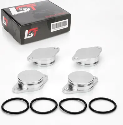 Produktbild von Drallklappen Set 4x 32mm Alu Swirl Flaps O-Ring Ansaugbrücke für BMW X3 5er 6er
