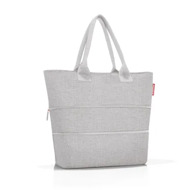 Produktbild von reisenthel shopper e1, Einkaufstasche, Tragetasche, Tasche, Polyestergewebe, Twist Sky Rose, 12 L, RJ1035