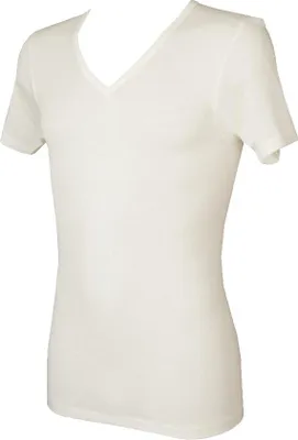 Immagine prodotto di Camiciola uomo t-shirt intima scollo V manica corta 100% Lana wonderwool RAGNO articolo 602318, 6-SESTA (EU XL - F 5 - USA L - GB 38), Lana 100%