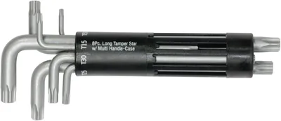 Produktbild von SW-Stahl 04484L Winkelschlüssel mit Stirnlochbohrung 8 tlg. T 10 - T 50