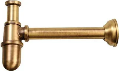 Obrázok produktu pre Umyvadlový sifón 1'1/4, odtok 32 mm, bronz