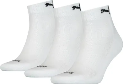 Produktbild von Puma Cushioned Quarter Socke - Weiß/Schwarz - 2.5-5