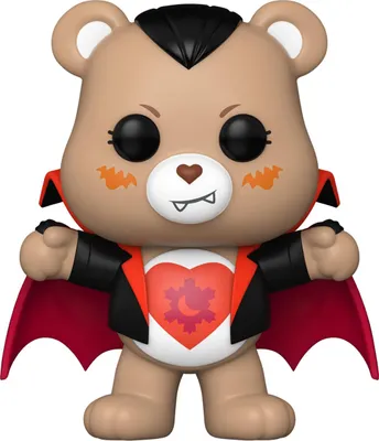 Produktbild von Die Glücksbärchen x Universal Monsters POP! Vinyl Figur Tender Heart Bear as Dracula 9 cm