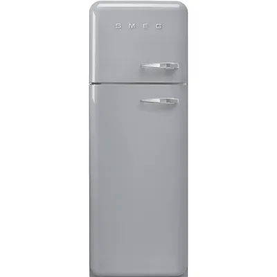 Produktbild von Smeg 2-Türig Kühlschrank 50s Style FAB30LSV5 Linksanschlag Polarsilber Metallic