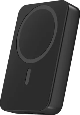Zdjęcie produktu dla Bwoo, powerbank MagSafe o pojemności 10 000 mAh z portem USB-C o mocy 20 W, kolor czarny
