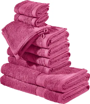 Produktbild von REDBEST Frottier-Set Chicago" 10-teilig fuchsia OneSize"